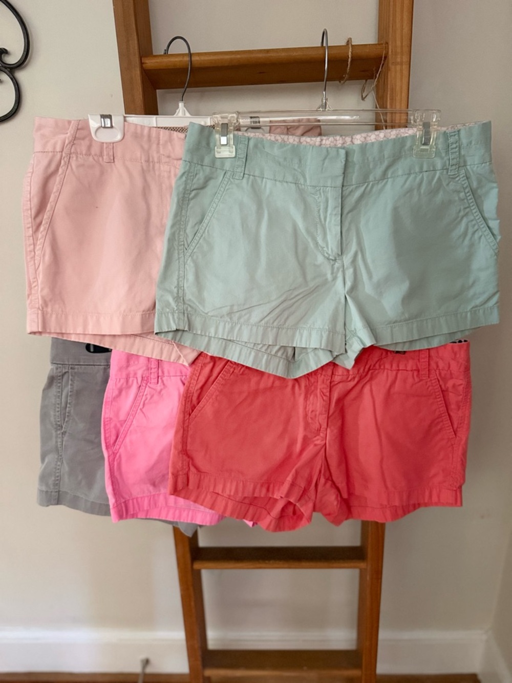 BUNDLE Price includes 5 pair J. Crew Chino Shorts-size 6. - Picture 2 of 13